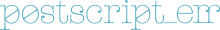 postscript_err logo